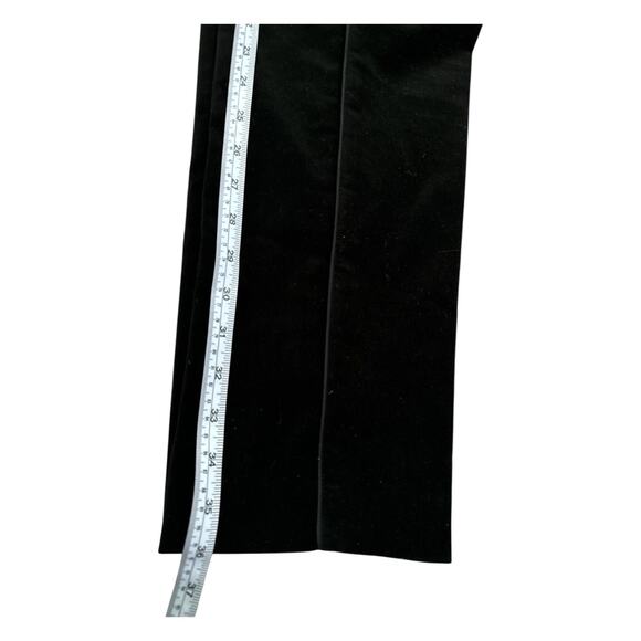 Ann Taylor Women's Devin Fit Velvet Ankle Pant Black Size 8 - Picture 9 of 11